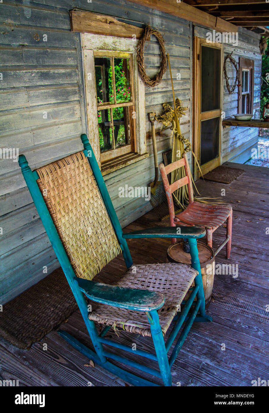 Marjorie Kinnan Rawlings Historic State Park in Hawthorne Florida Stock Photo