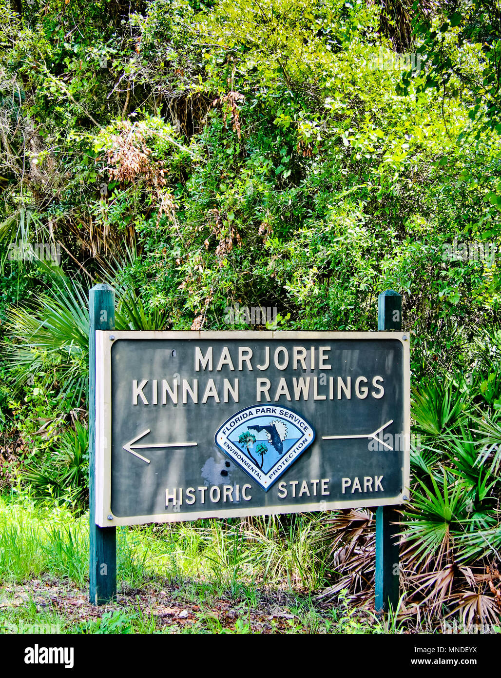 Marjorie Kinnan Rawlings Historic State Park in Hawthorne Florida Stock