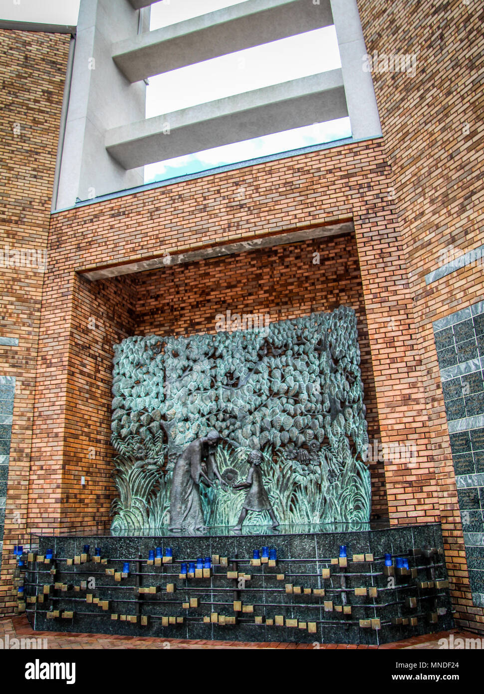 The basilica of the national shrine of mary hires stock photography