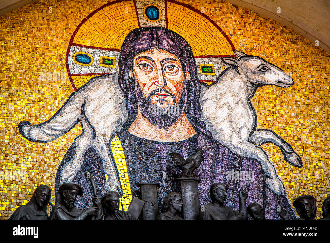 Basilica of the National Shrine of Mary, Queen of the Universe in Orlando Florida Stock Photo