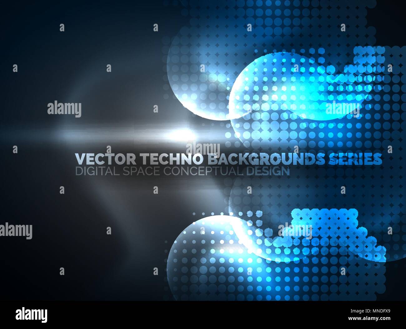 Shiny neon glowing circles, dot particles structure. Shiny neon glowing circles, dot particles structure. Vector digital technology abstract background, backdrop for techno presentation or web banner template Stock Vector