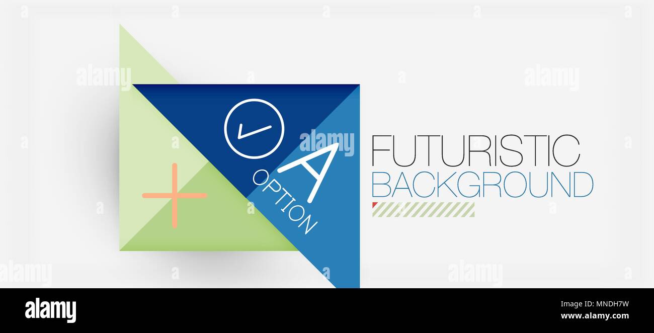 Minimalistic triangle modern banner design, geometric abstract ...