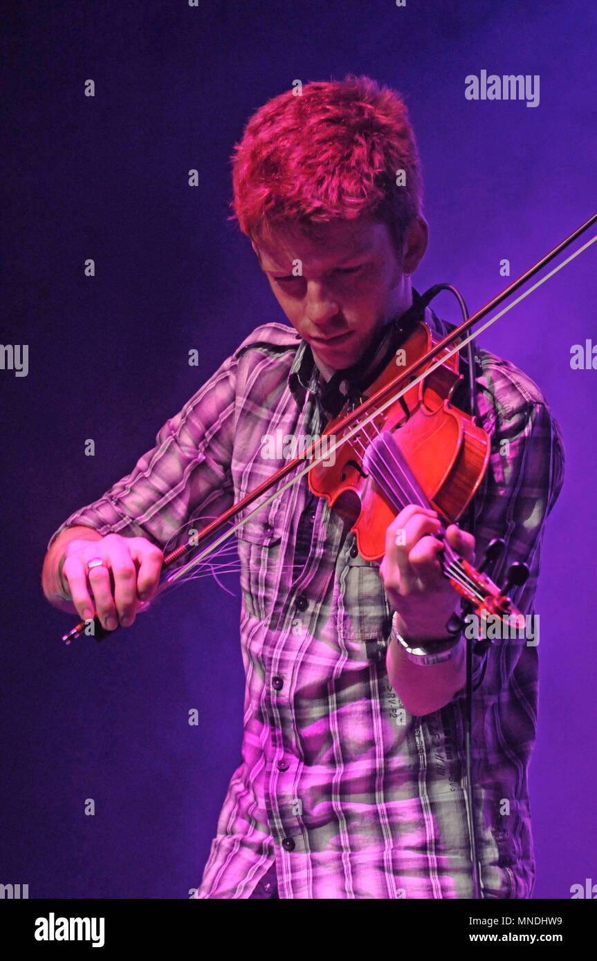 Ross Couper Shetland fiddler musician and song writer Stock Photo