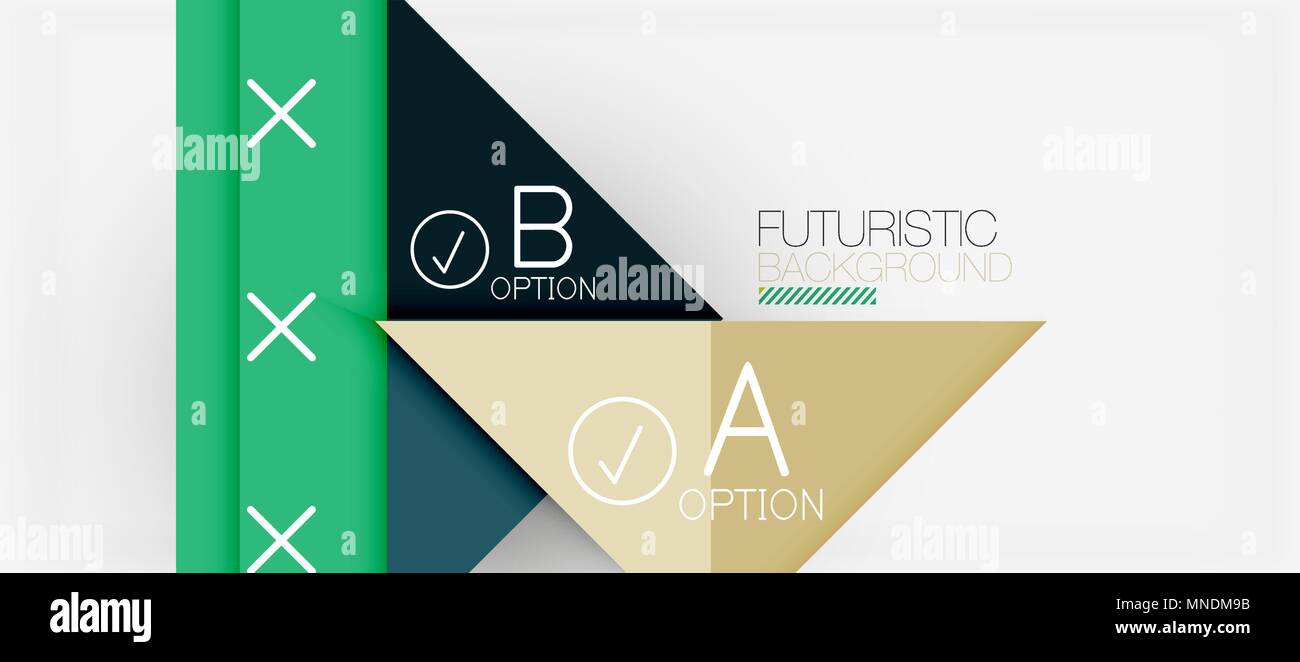 Minimalistic triangle modern banner design, geometric abstract ...