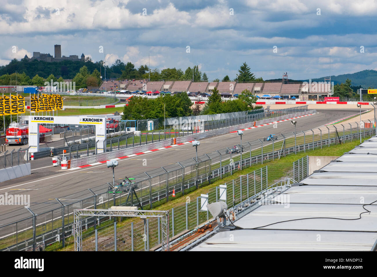 race track / racing | Rennstrecke / Autorennen | Nürburgring Stock Photo