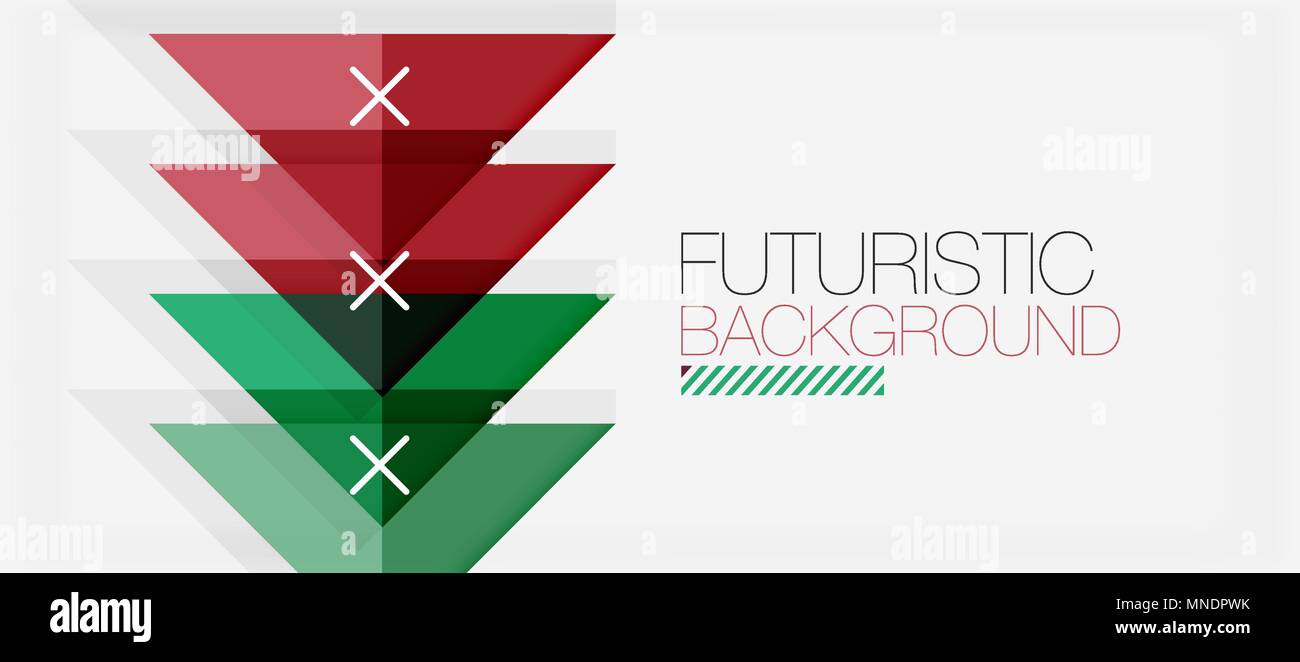 Minimalistic triangle modern banner design, geometric abstract ...