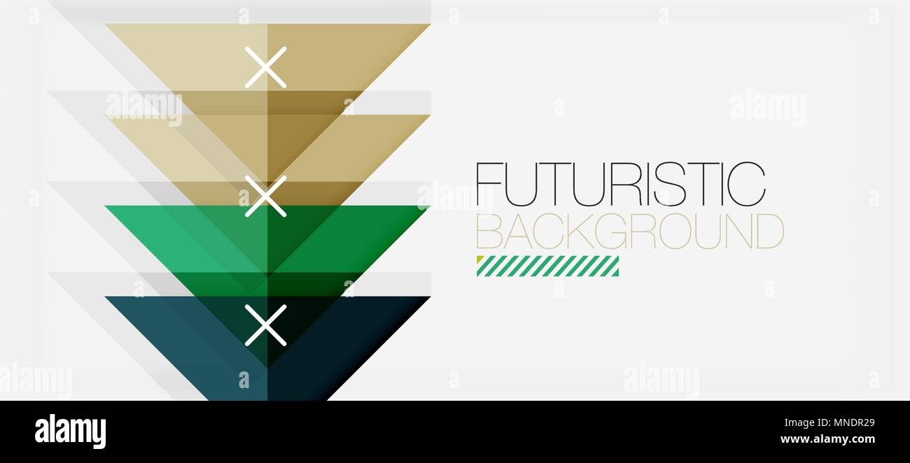 Minimalistic triangle modern banner design, geometric abstract ...