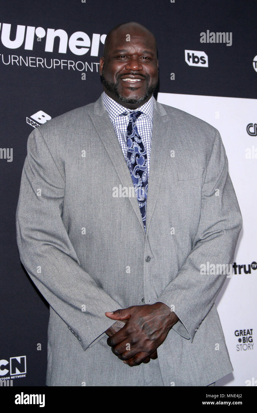 New York, NY, USA. 16th May, 2018. Shaquille O'Neal at Turner Upfront ...