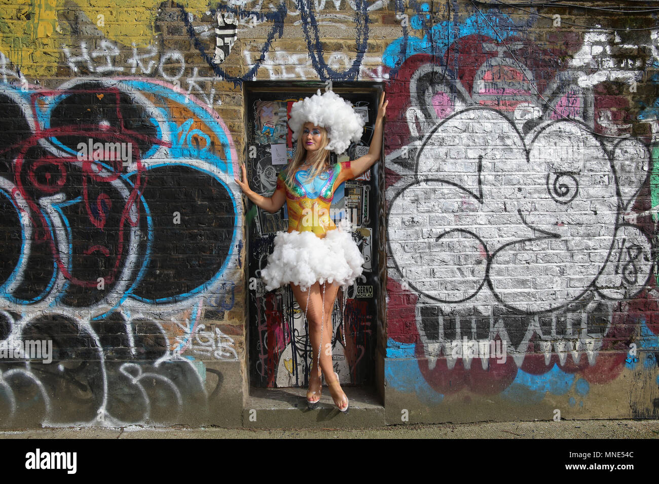 London UK 16 May 2018 the Living Art Show Face, Body Painting and