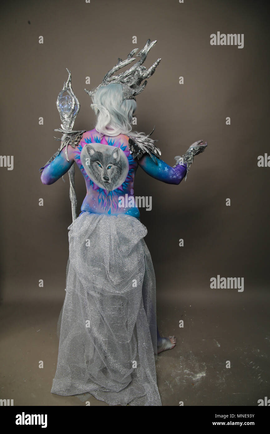 London UK 16 May 2018 The Living Art Show Body Painting Festival a full ...