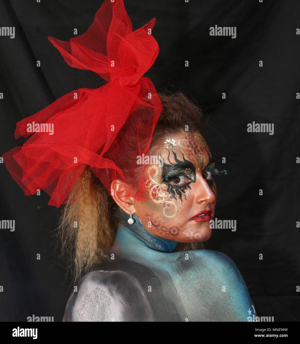 London UK 16 May 2018 The Living Art Show Body Painting Festival a full ...