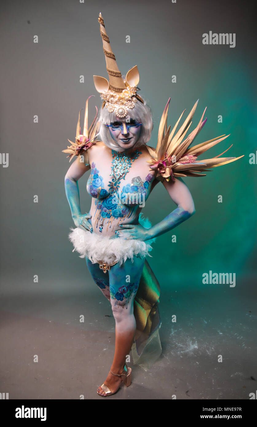 Zombie Unicorn Body Paint Twitch