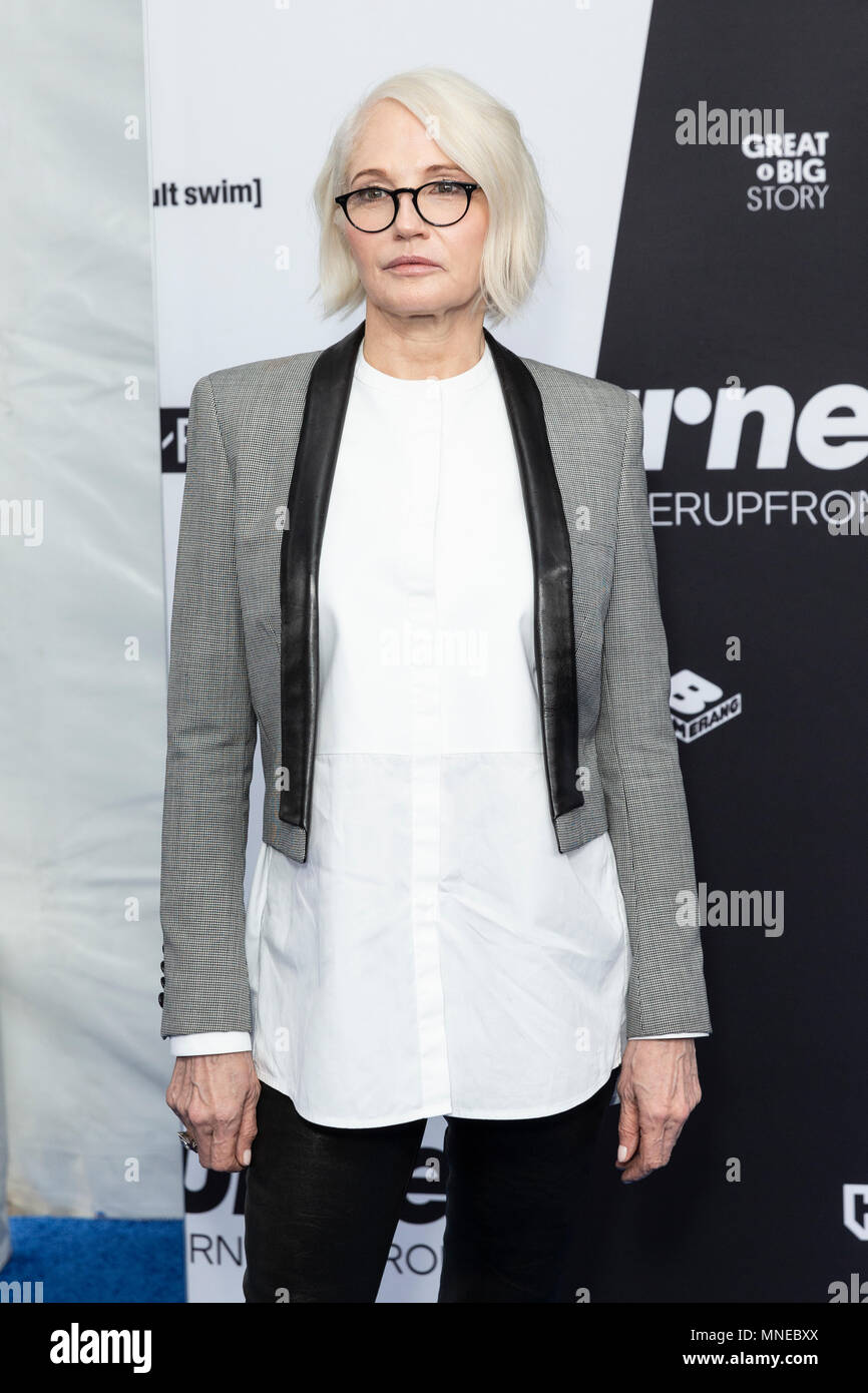 New York, NY - May 16, 2018: Ellen Barkin attends the 2018 Turner Upfront at One Penn Plaza Credit: lev radin/Alamy Live News Stock Photo