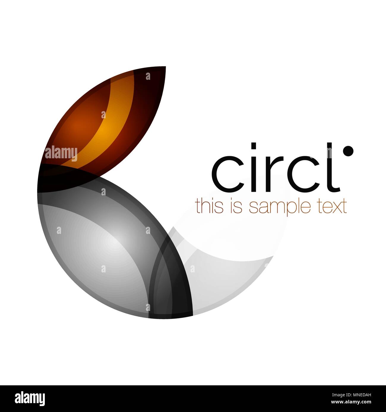 Clean professional colorful circle business icon. Clean professional ...
