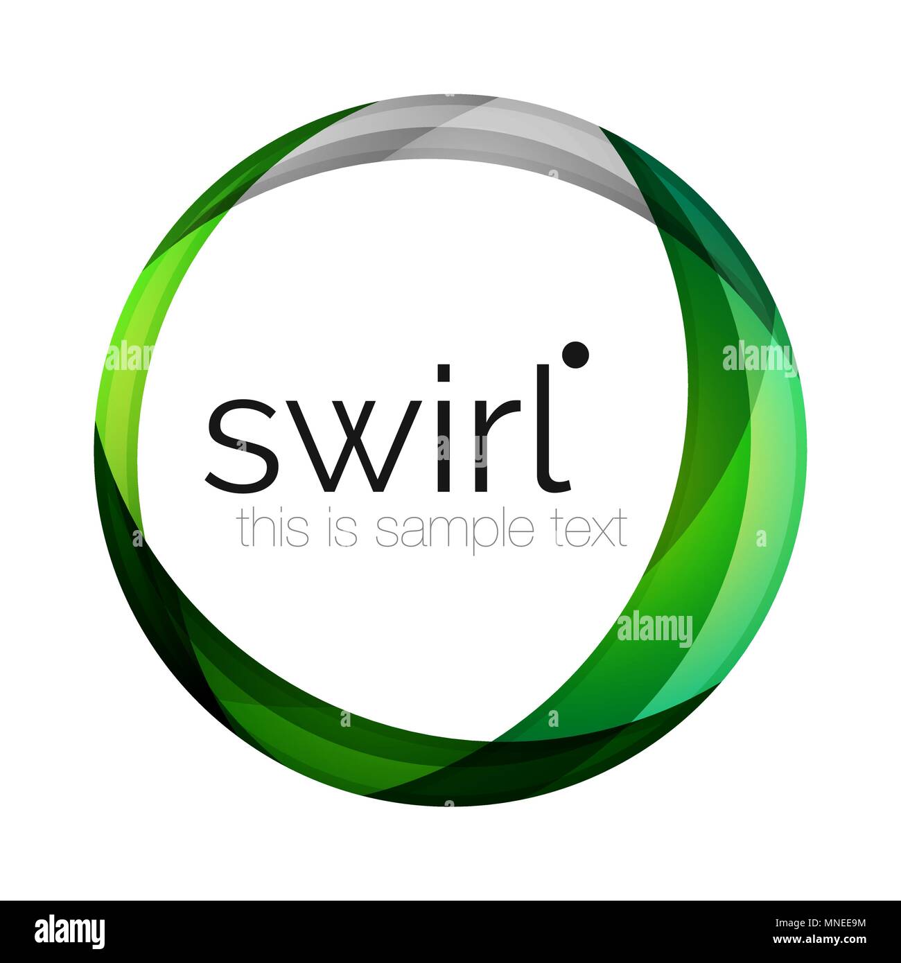 Digital techno swirl circle business icon. Digital techno swirl circle ...