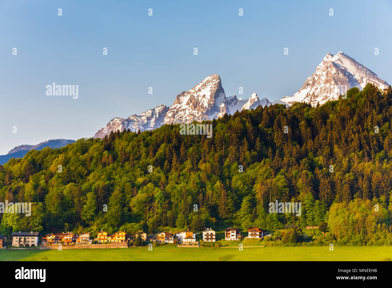 Berchtesgadener land near Berchtesgarden, Bavaria, Germany Stock Photo