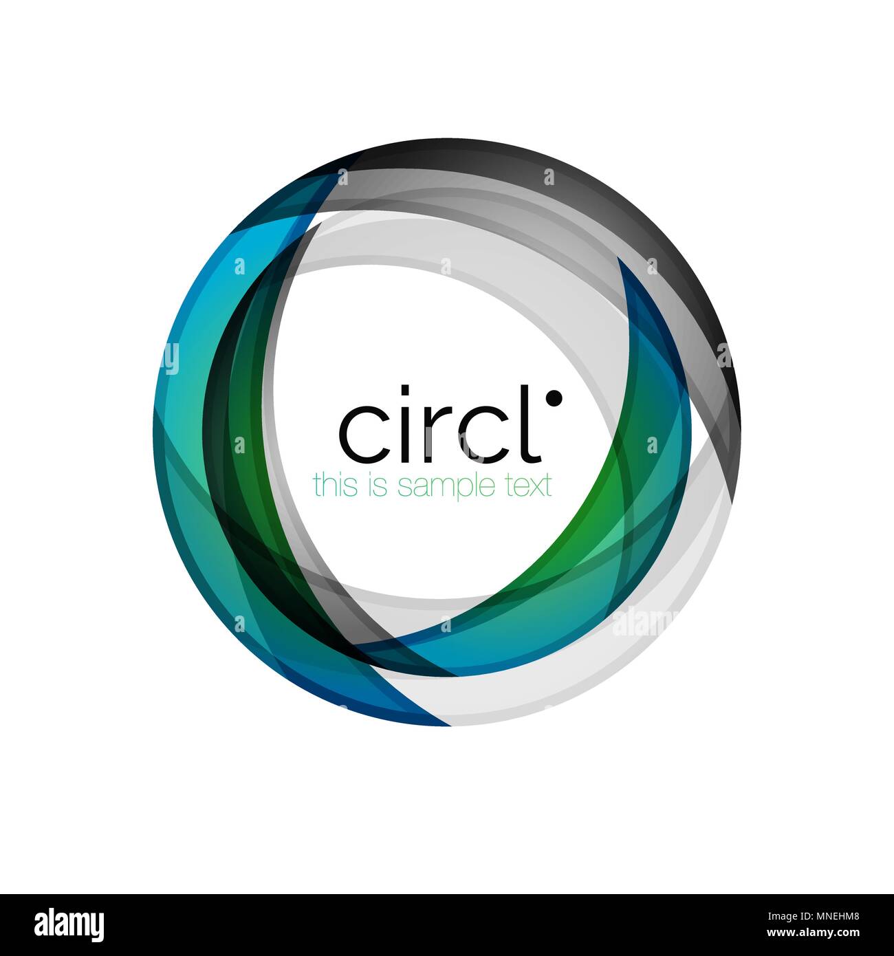 Clean professional colorful circle business icon. Clean professional ...