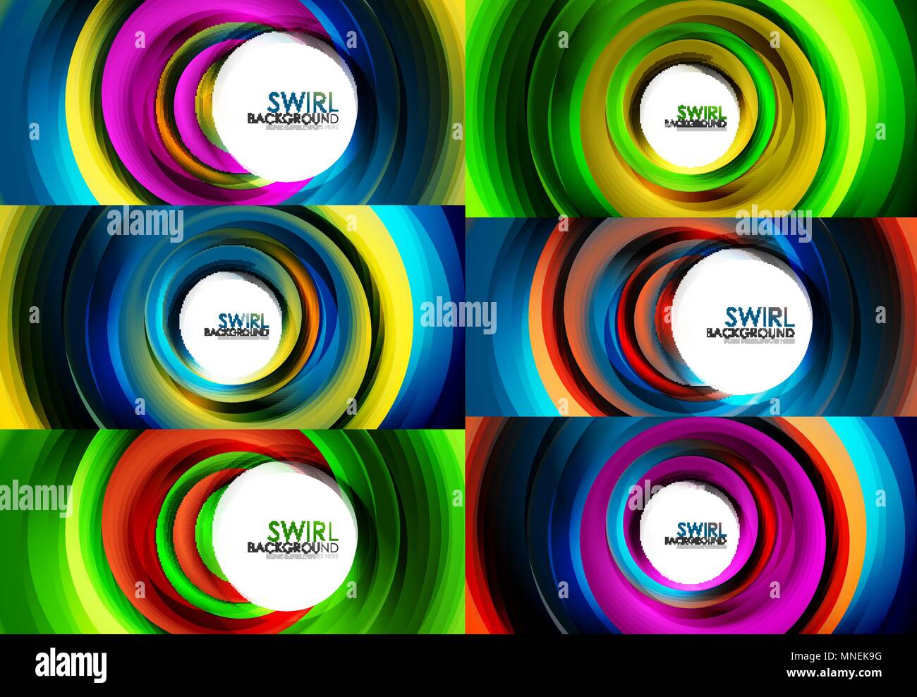 Comp Baclgrounds Set of spiral swirl line backgrounds. Set of spiral swirl line ...