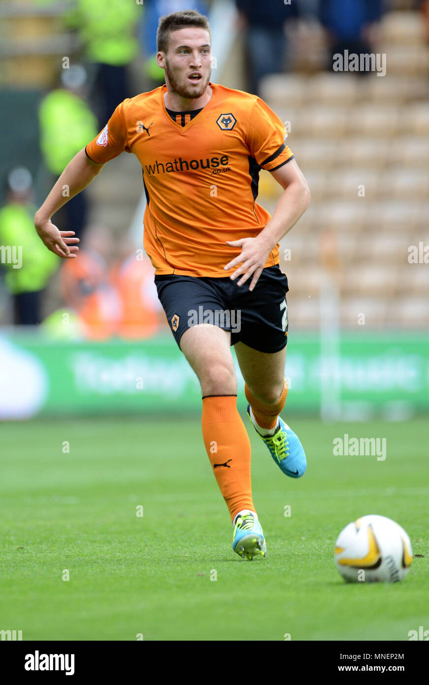 Wolverhampton Wanderers footballer Matt Doherty in action 2013 Stock Photo