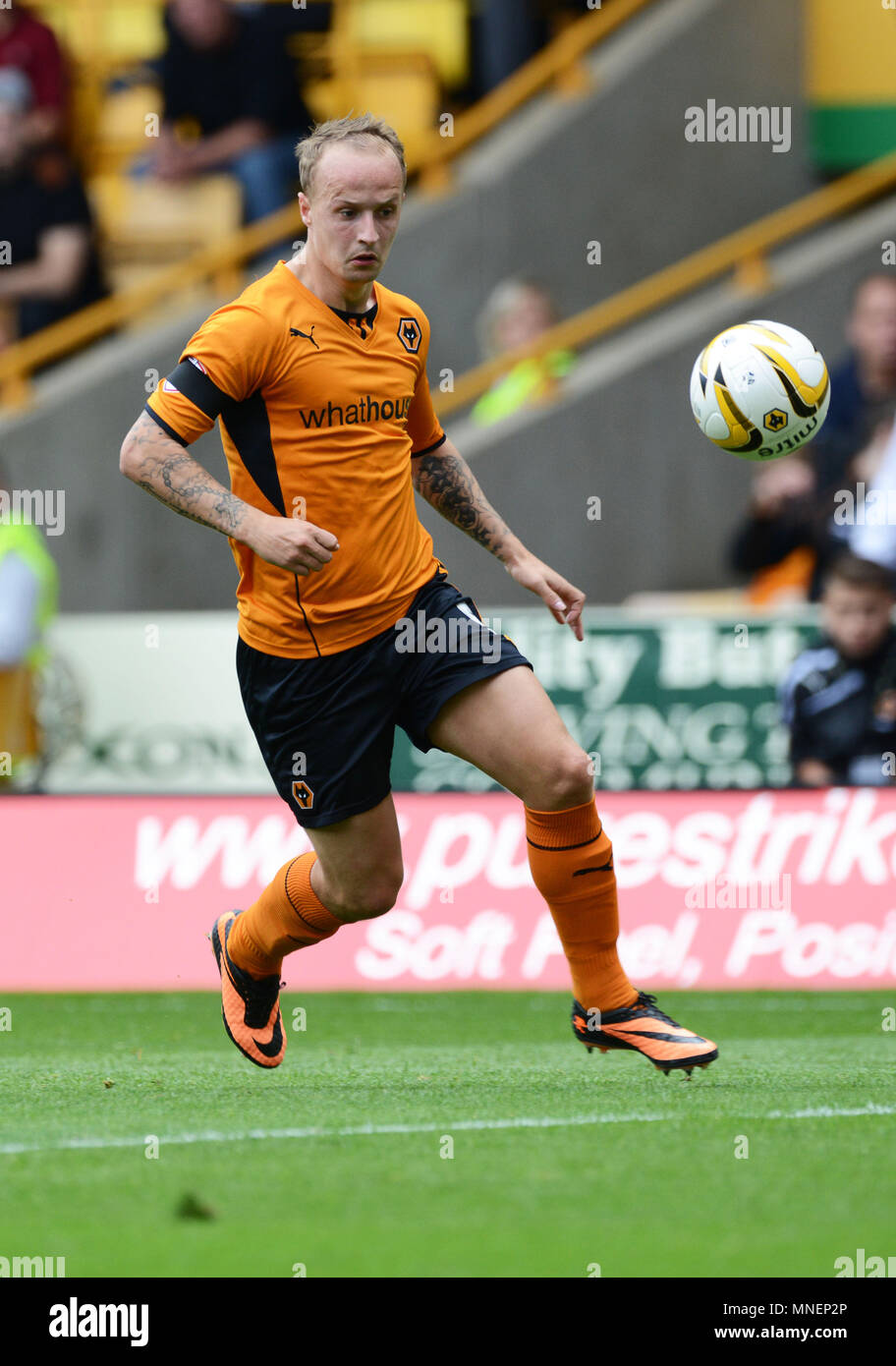 Wolverhampton Wanderers footballer Leigh Griffiths in action 2013 Stock Photo