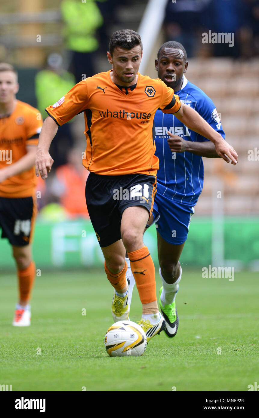 Wolverhampton Wanderers footballer Zeli Ismail in action 2013 Stock Photo