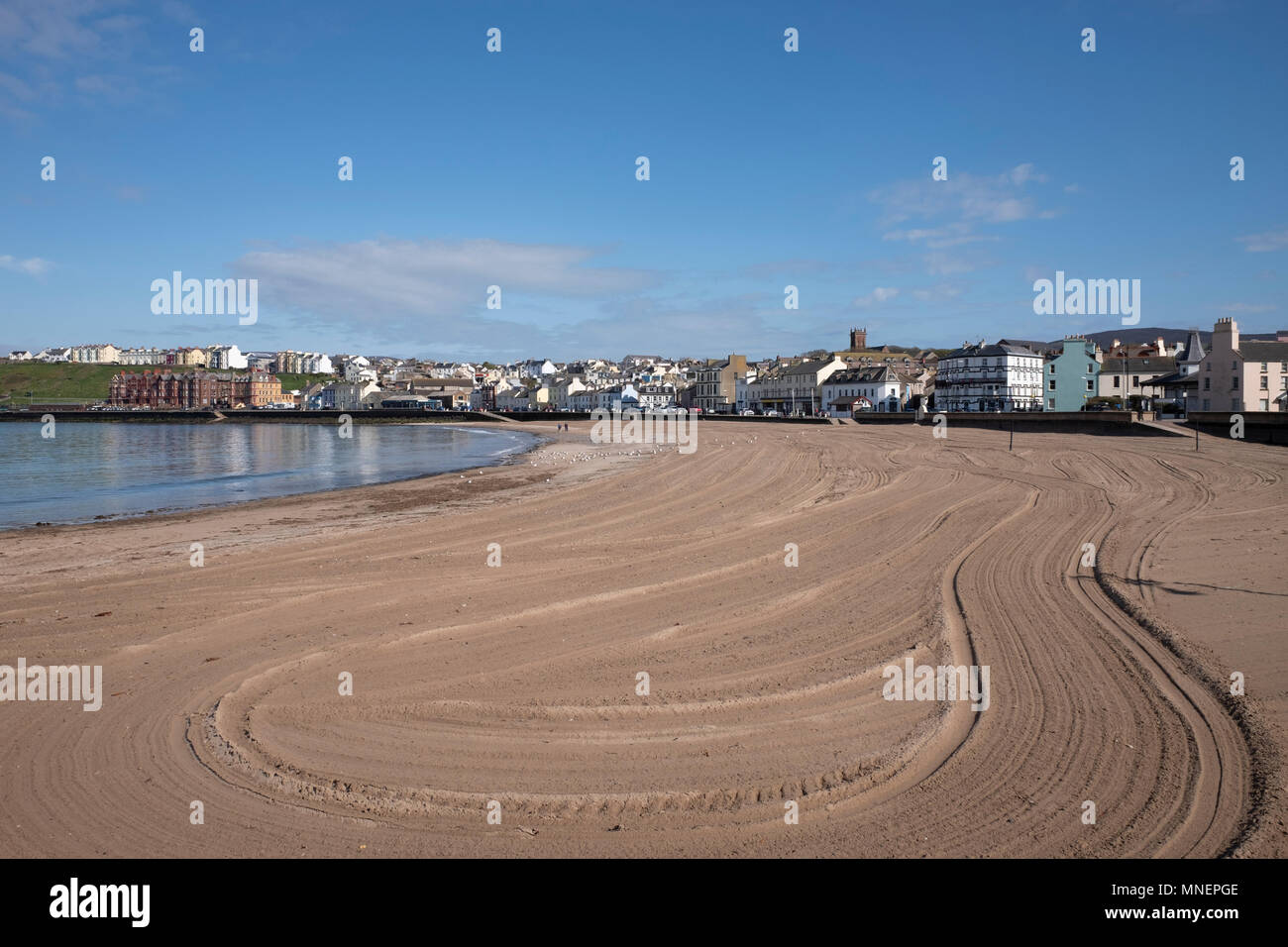 Douglas Beach Isle of Man Stock Photo Alamy