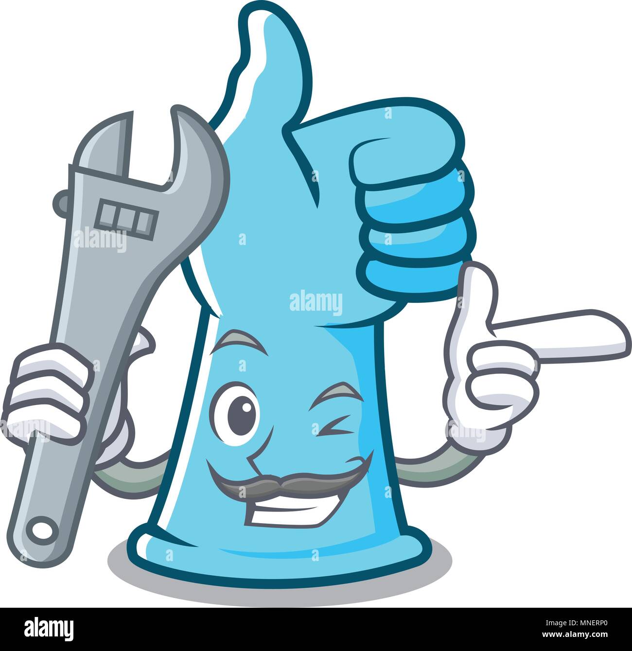 Rubber gloves funny Stock Vector Images Alamy