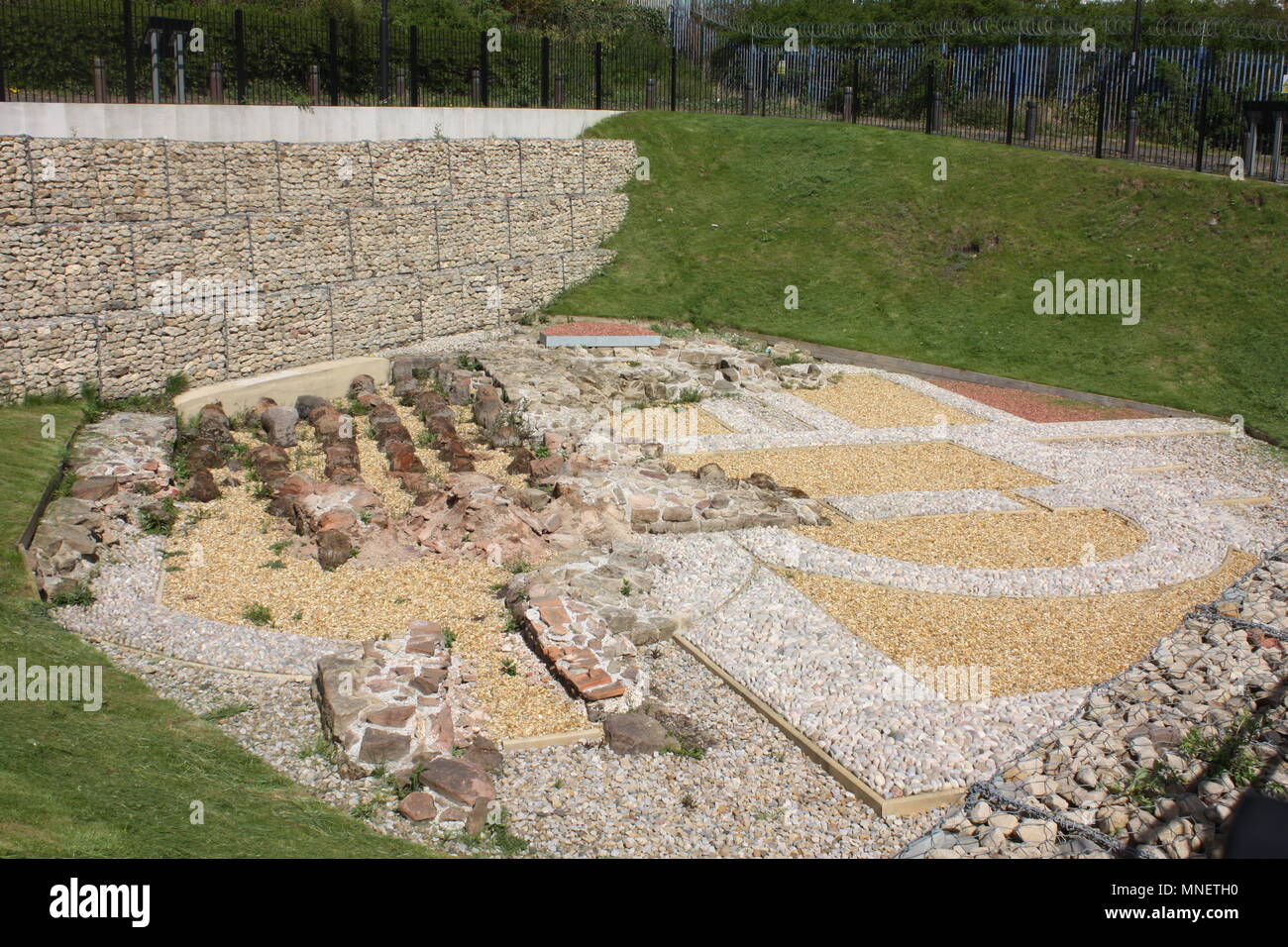 The Roman Baths at Segedunum Roman Fort at Wallsend, Newcastleupon