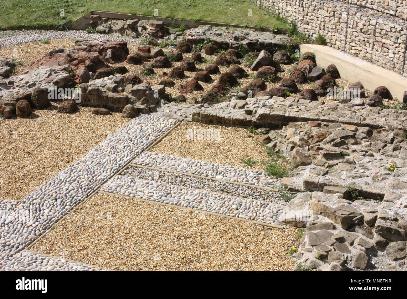 The Roman Baths at Segedunum Roman Fort at Wallsend, NewcastleuponTyne Stock Photo Alamy