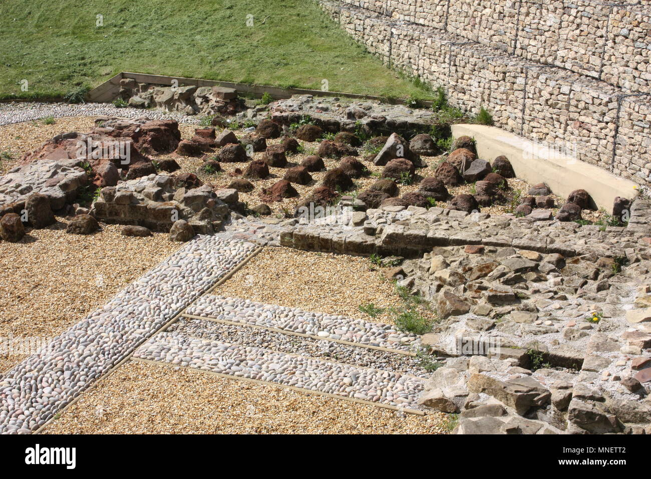 The Roman Baths at Segedunum Roman Fort at Wallsend, NewcastleuponTyne Stock Photo Alamy