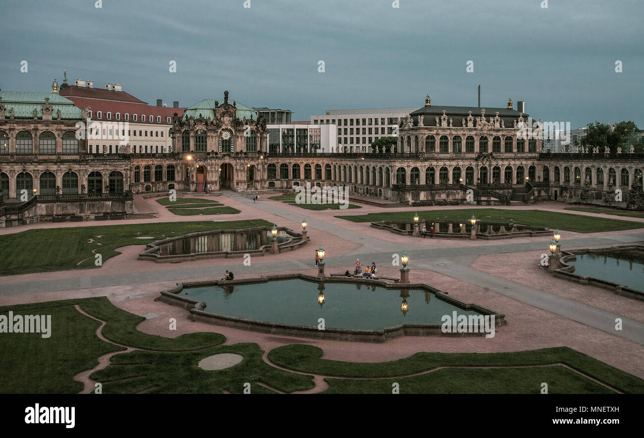 Dresden - Zwinger Stock Photo