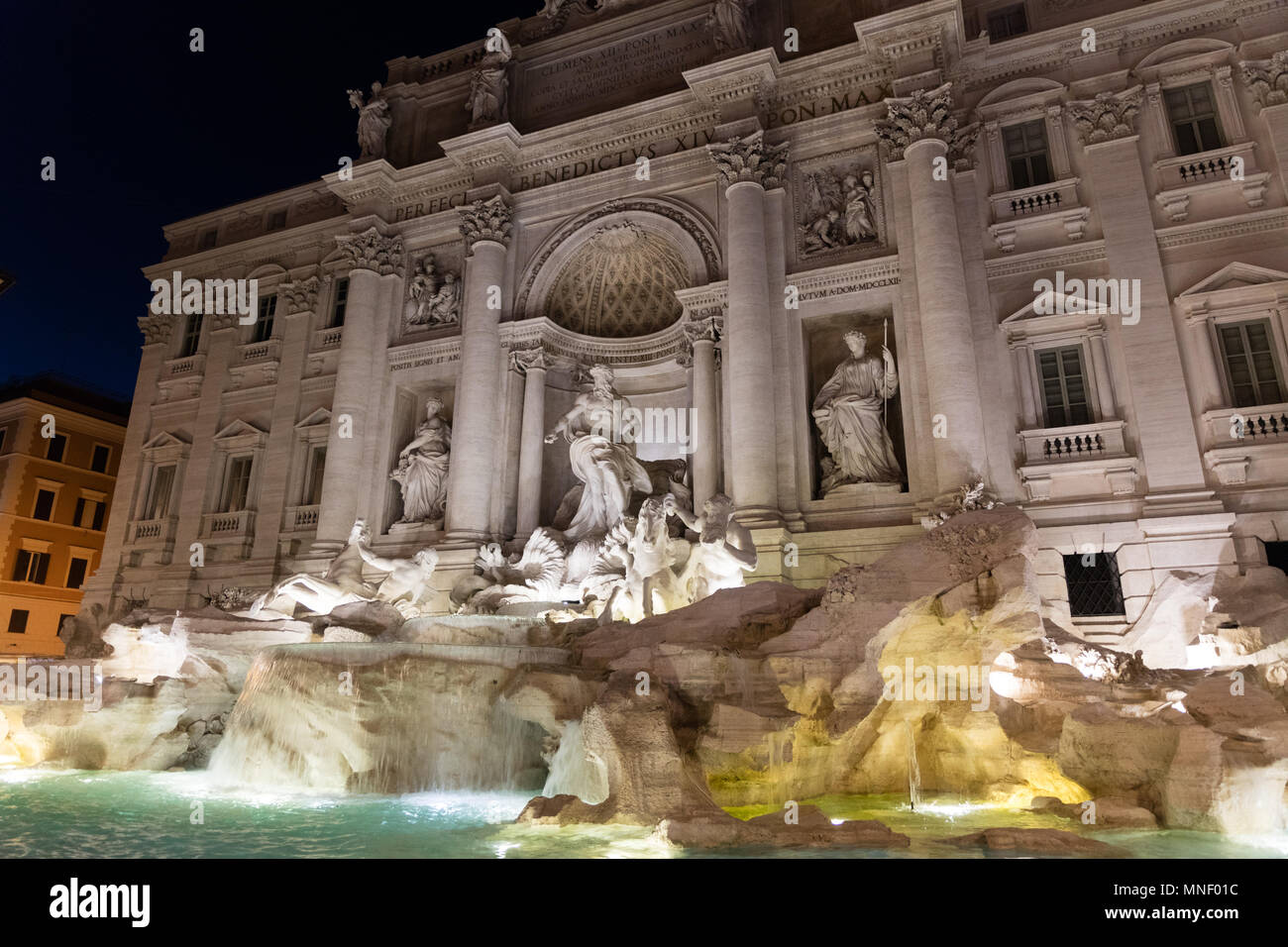 Trevi fountain sunrise hi-res stock photography and images - Alamy