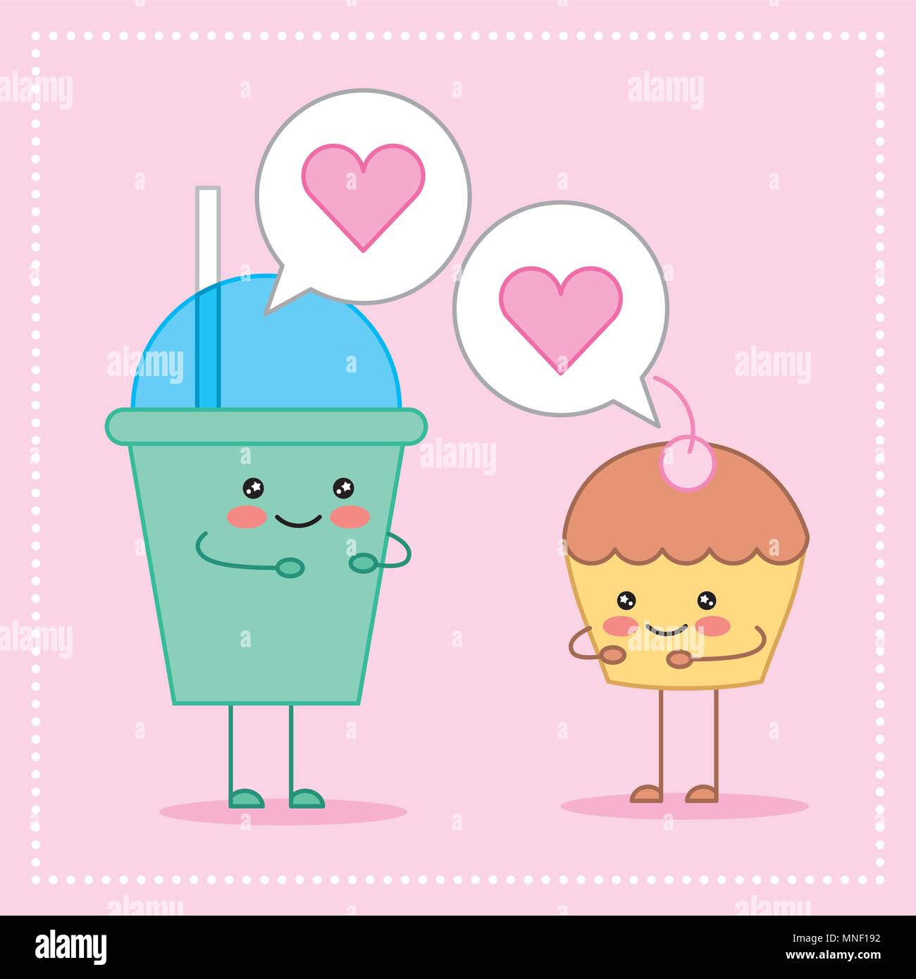 kawaii cartoon image Stock Vector Image & Art - Alamy