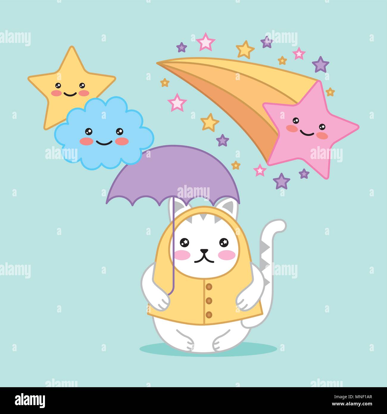 kawaii cartoon image Stock Vector Image & Art - Alamy