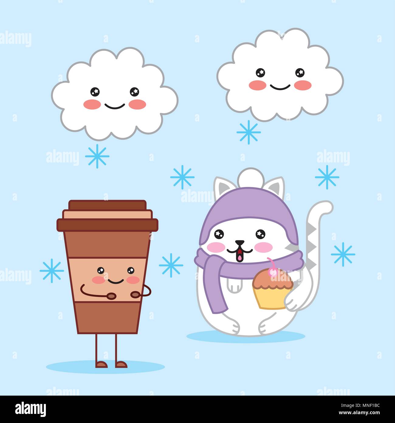 kawaii cartoon image Stock Vector Image & Art - Alamy