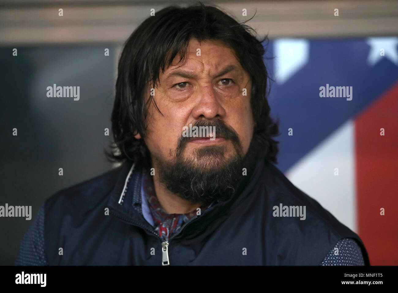 Atletico Madrid assistant manager German Burgos during the UEFA Europa  League final at Parc Olympique Lyonnais,