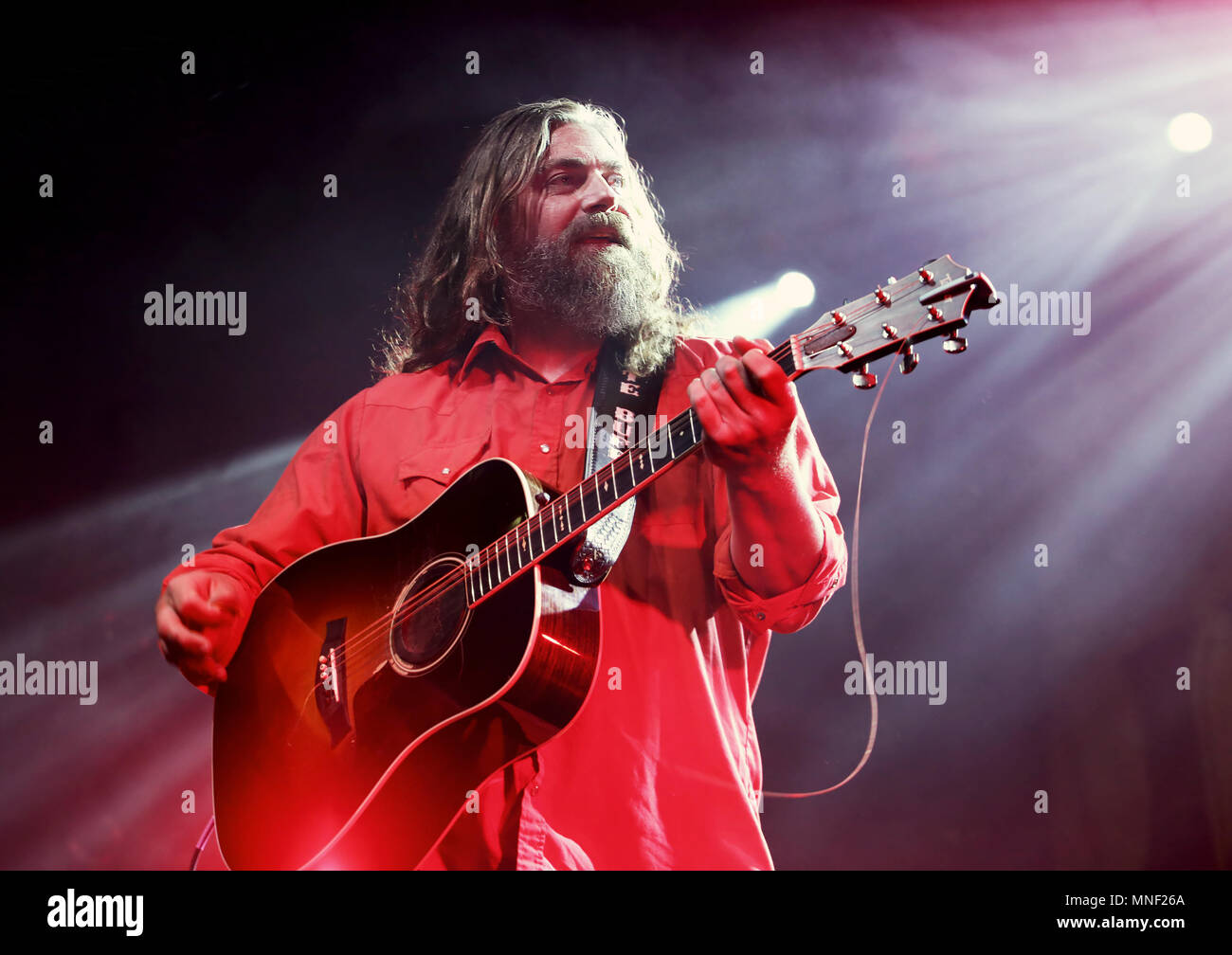 The White Buffalo performing live in concert at Manchester O2 Ritz  Featuring: The White Buffalo, Jake Smith Where: Manchester, United Kingdom  When: 15 Apr 2018 Credit: Sakura/WENN.com Stock Photo - Alamy