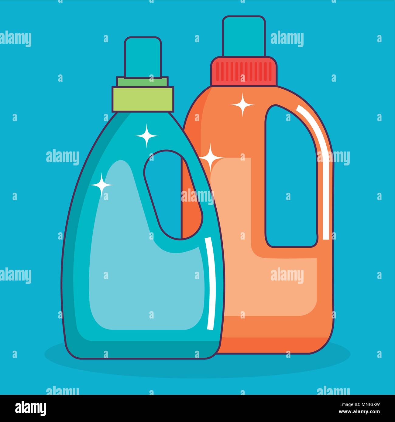 laundry service set bottles products Stock Vector Image & Art - Alamy