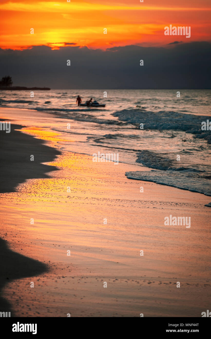 cuba beaches sunset