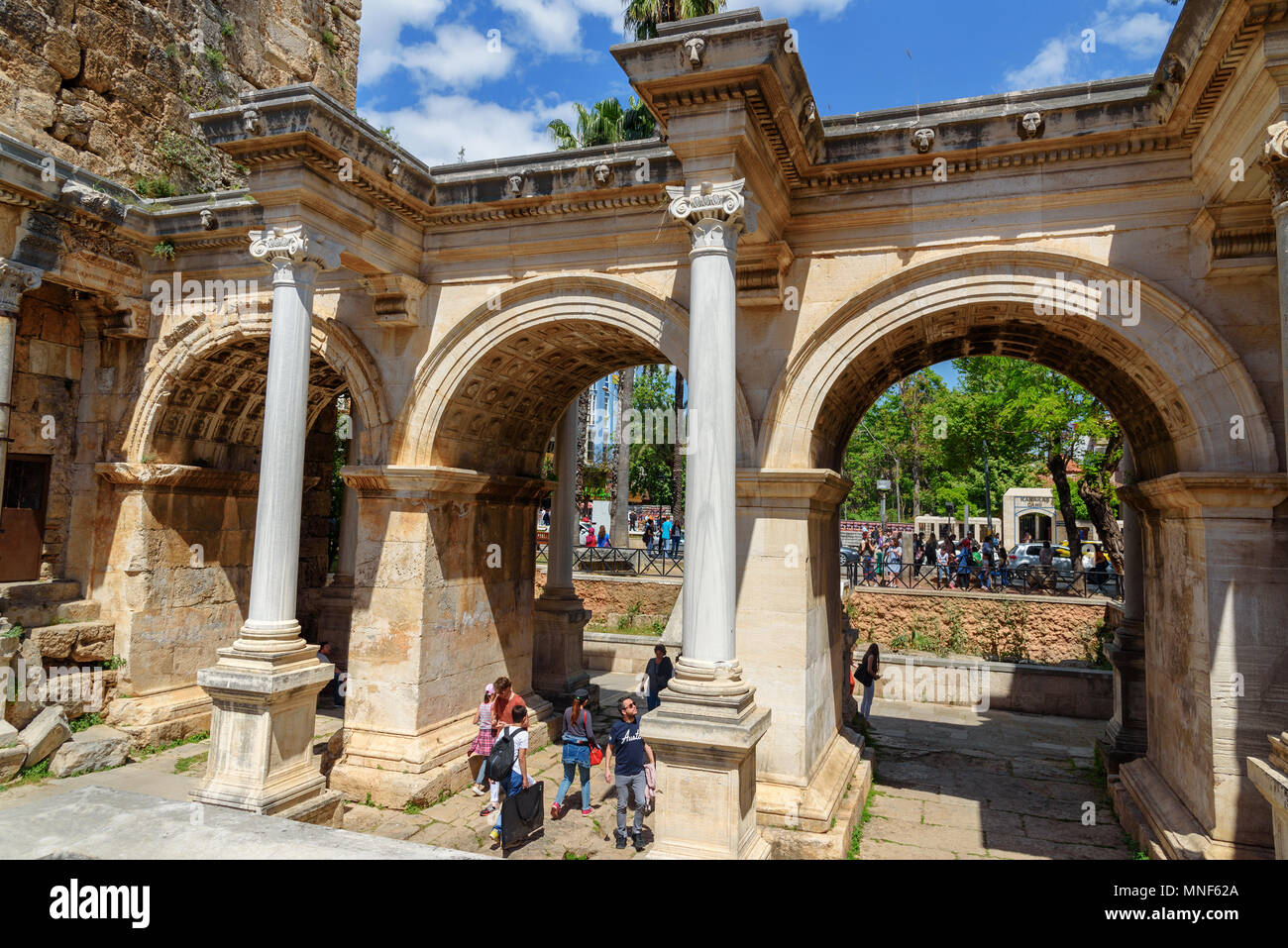 Old Town Antalya Hadrians Gate High Resolution Stock Photography and ...