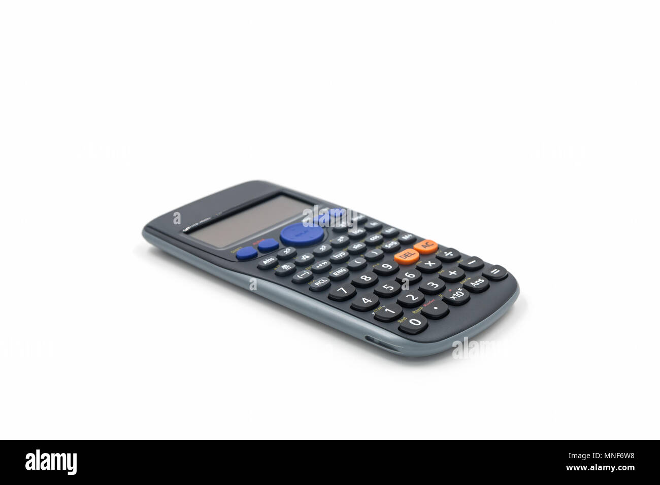 Scientific calculator on the white background Stock Photo Alamy