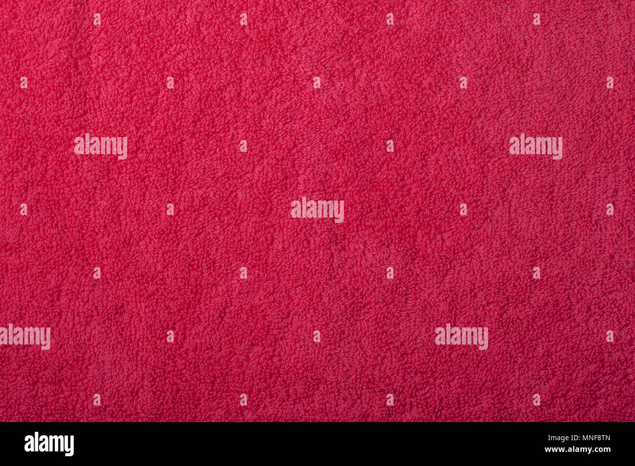 texture of red towel for a background Stock Photo