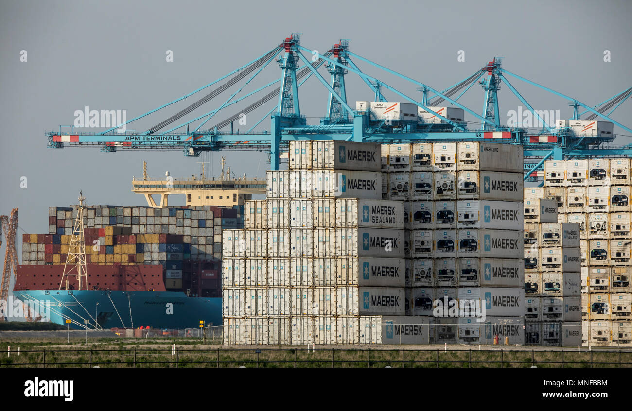 Apm container terminals hi res stock photography and images Alamy