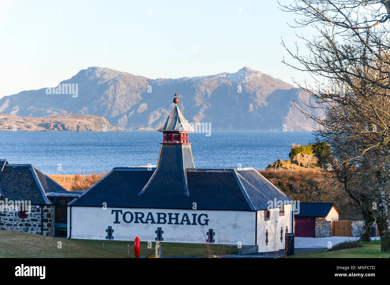 Torahbaig distillery, Isle of Syke, Scotland Stock Photo