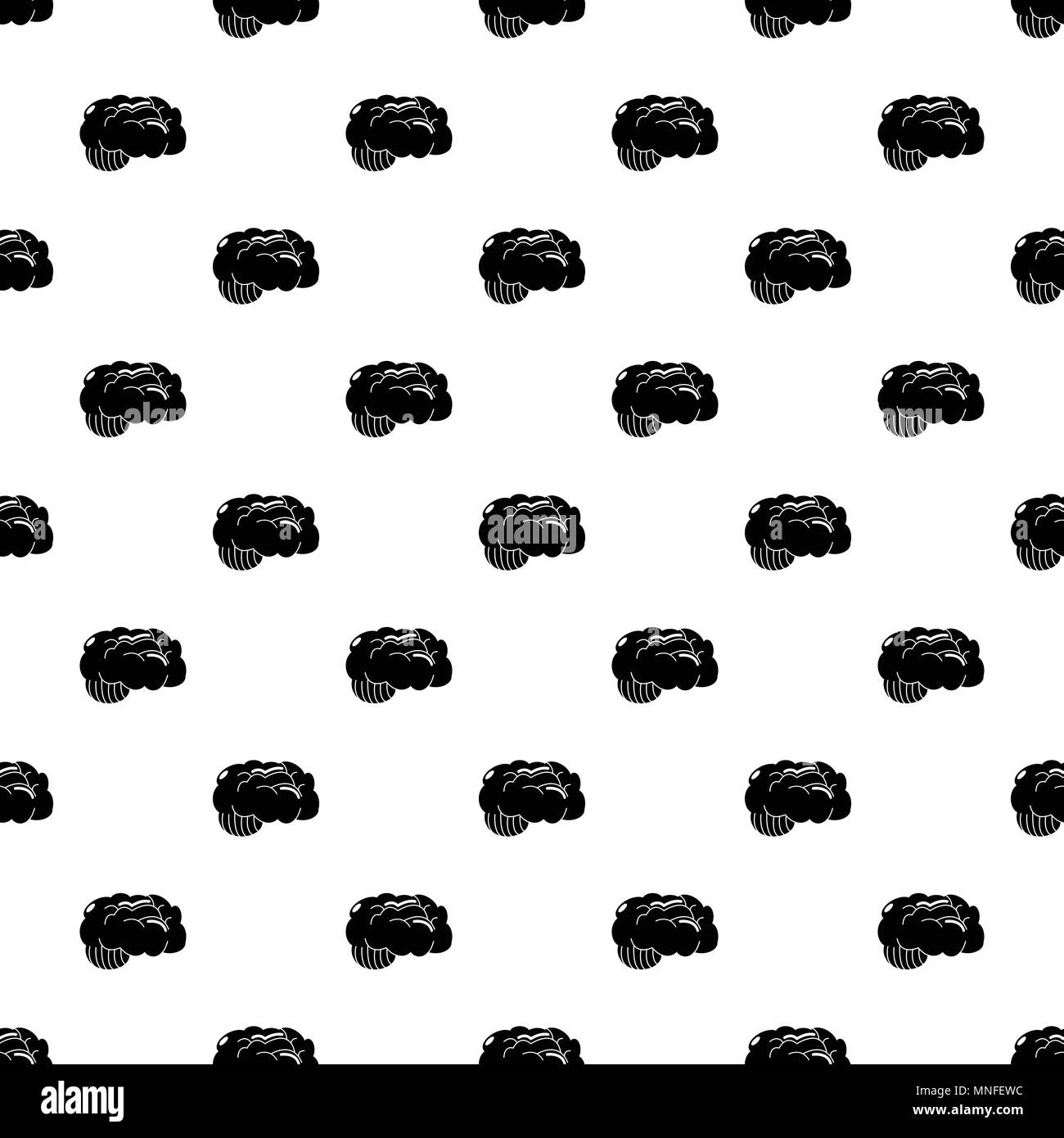 Dark Pattern Brain Human brain frontal cortex Black and White Stock Photos & Images - Alamy