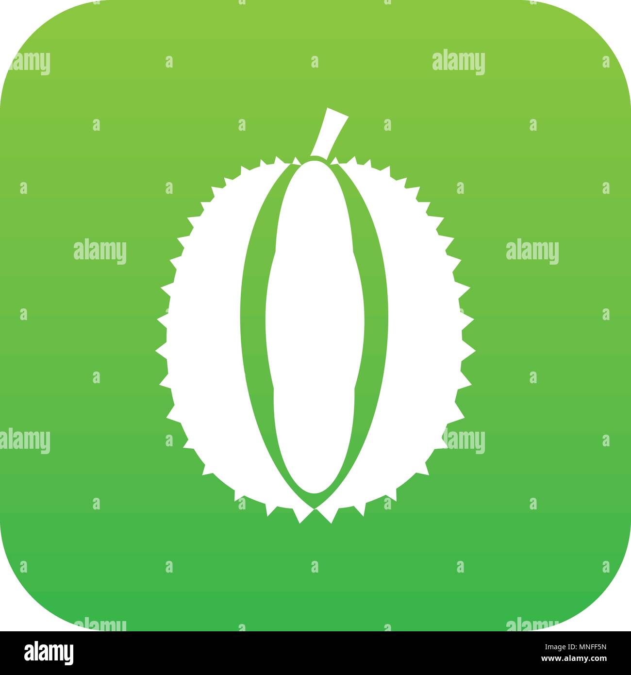 Durian icon digital green Stock Vector Image & Art - Alamy