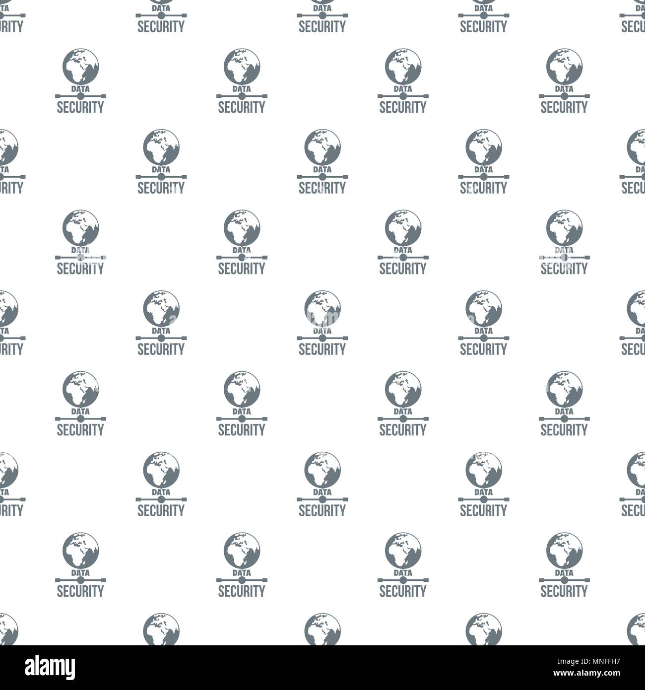 Global data security pattern vector seamless Stock Vector