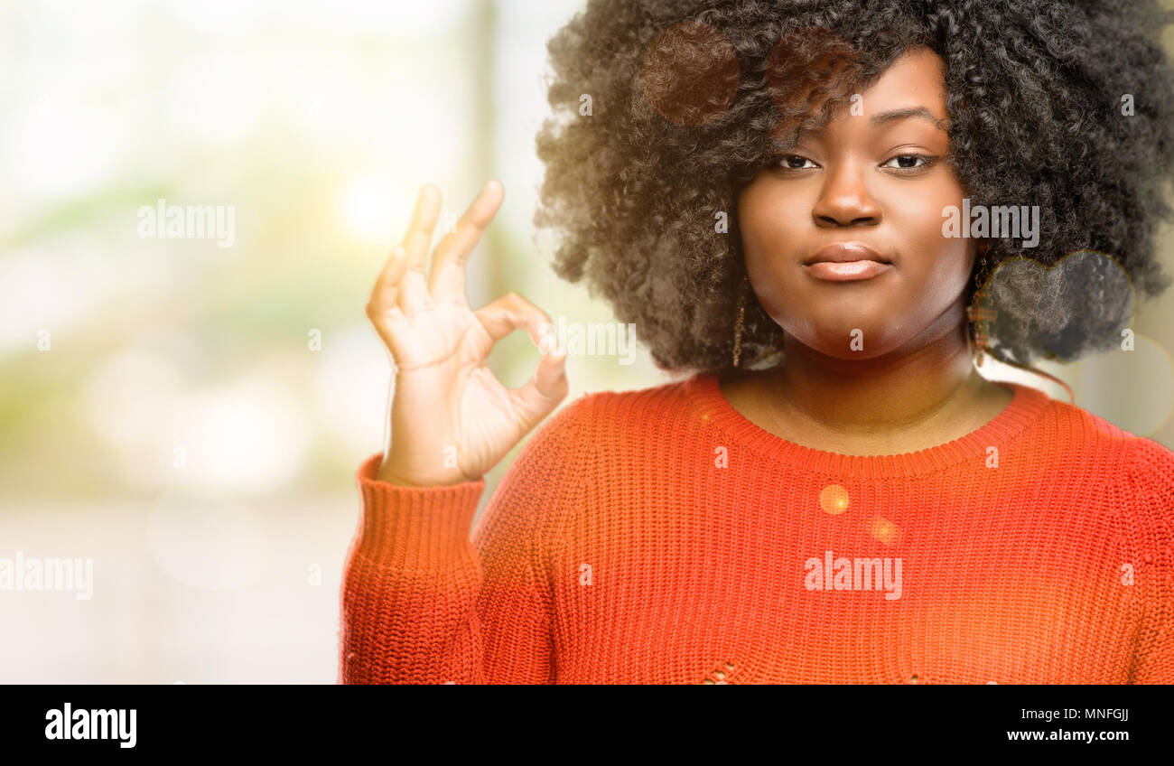 Outdoor portrait woman okay sign hi-res stock photography and images ...