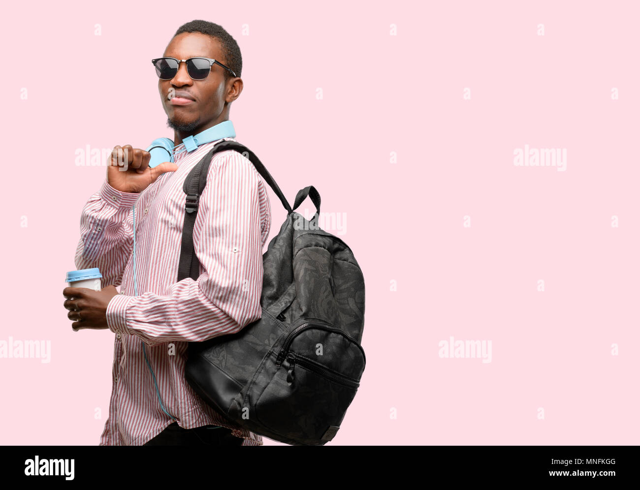 Excited black man hi-res stock photography and images - Alamy