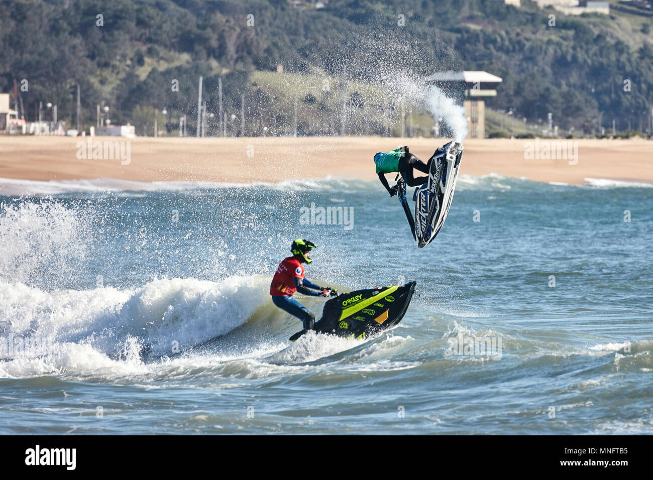 Jetski Riders Professional jet ski riders compete at the IFWA World Tour Jet Ski ...